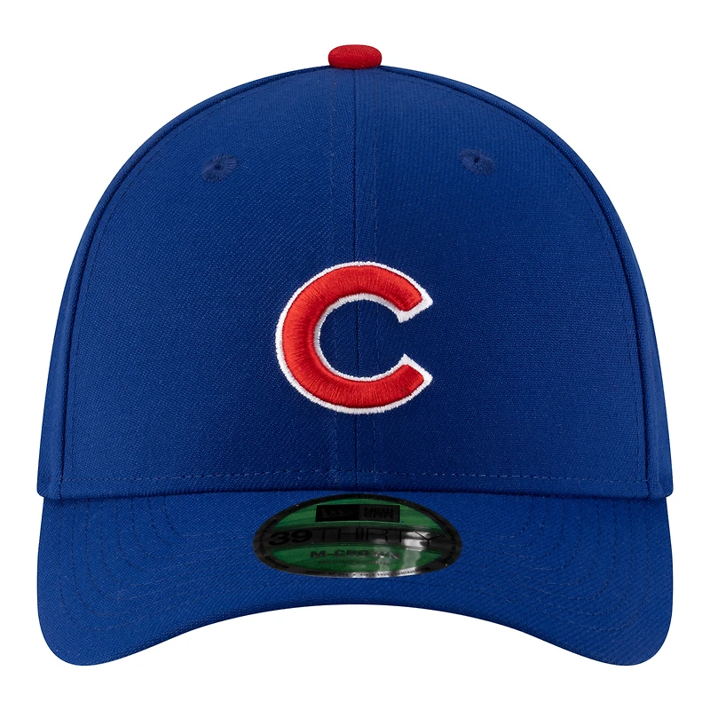 Casquette New Era Royal Chicago Cubs Player Replica 39THIRTY M-Crown Flex pour homme