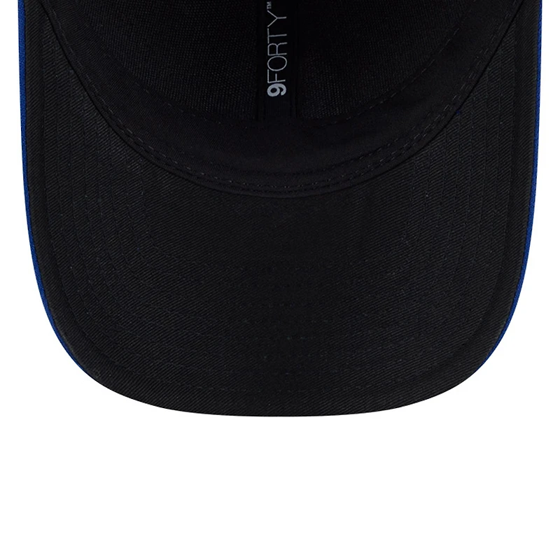 Casquette ajustable New Era Royal Chicago Cubs Player Replica 9FORTY pour homme
