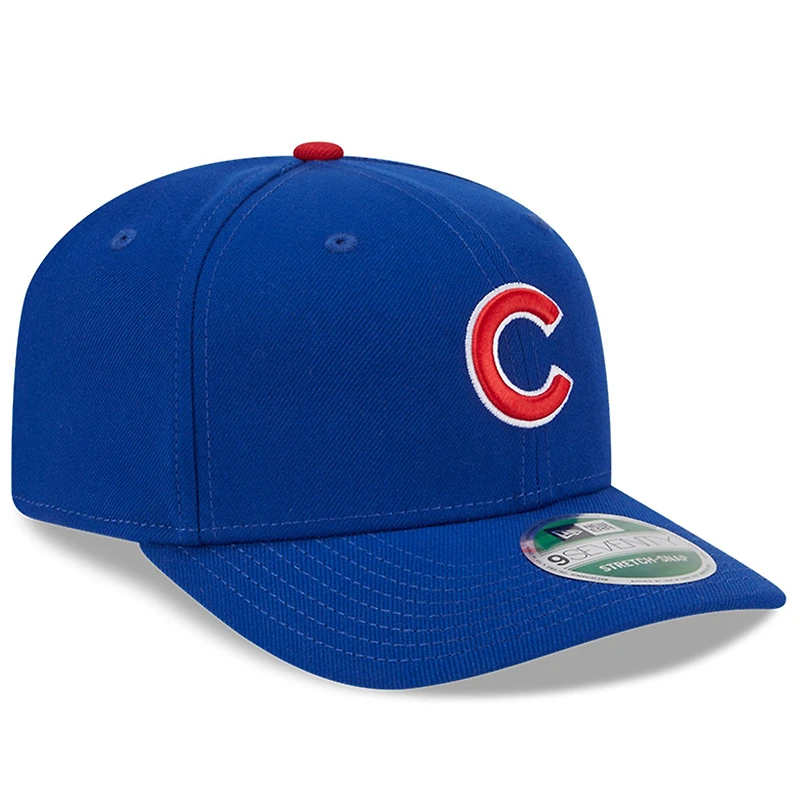 Casquette ajustable New Era Royal Chicago Cubs Player Replica 9SEVENTY pour homme