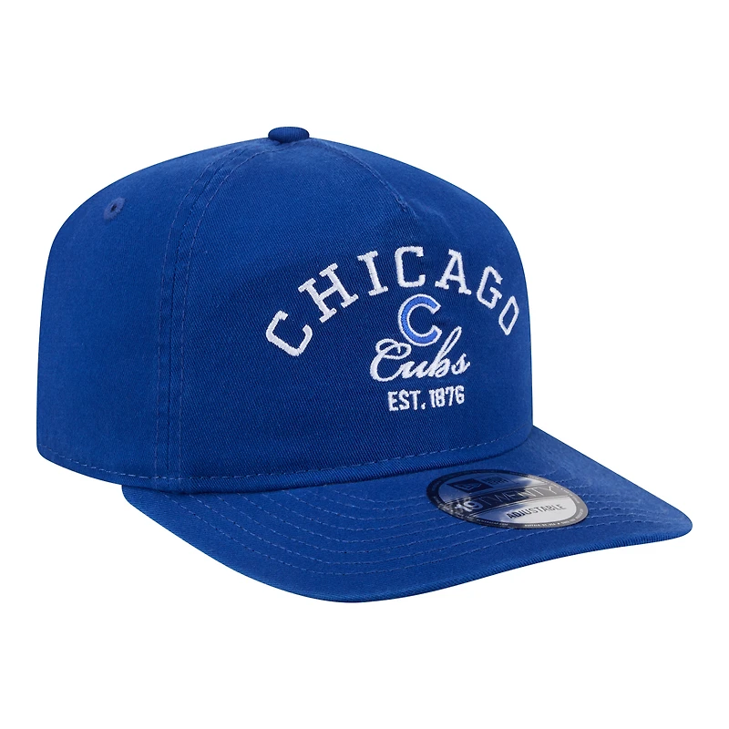 Men's New Era Royal Chicago Cubs Stacked 19TWENTY Adjustable Hat