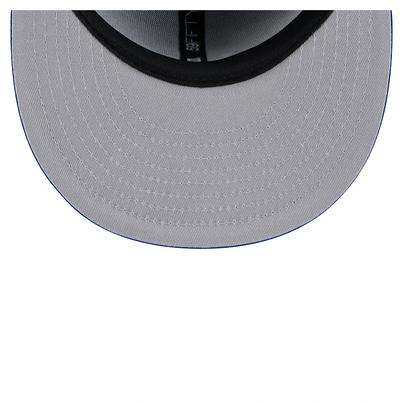 Casquette ajustée 59FIFTY Royal Chicago Cubs State Stitch pour homme de New Era