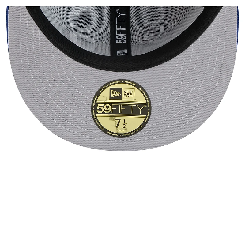 Men's New Era Royal Chicago Cubs Team Confetti 59FIFTY Fitted Hat