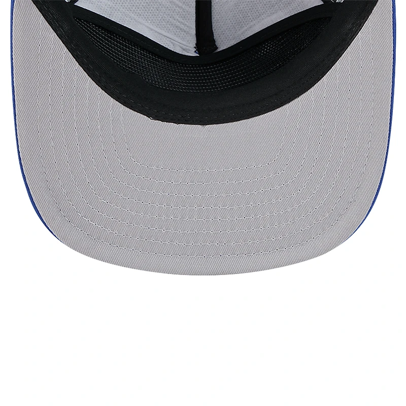 Casquette de golf à visière snapback en maille tonique Chicago Cubs Royal New Era pour homme