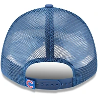 Men's New Era Royal Chicago Cubs Trucker 9FORTY Adjustable Snapback Hat