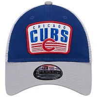 Casquette Snapback 9FORTY Royal Chicago Cubs New Era pour homme