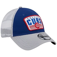 Casquette Snapback 9FORTY Royal Chicago Cubs New Era pour homme