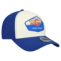 Casquette New Era Flex pour homme, coloris pierre/bleu royal, Chicago Cubs, pack entraînement de printemps 2026, dégradé 39THIRTY