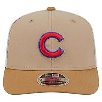 Casquette ajustable New Era Stone Chicago Cubs 9SEVENTY Trucker pour homme