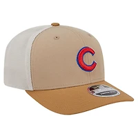 Men's New Era  Stone Chicago Cubs 9SEVENTY Trucker Adjustable Hat