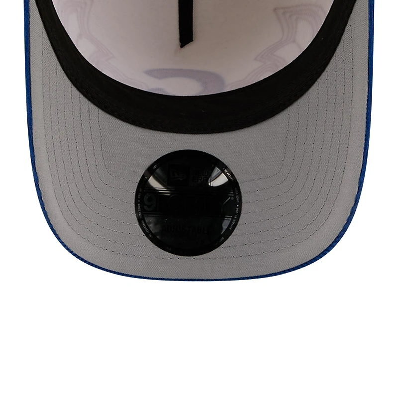 Men's New Era Stone Chicago Cubs Western Stitch 9FORTY A-Frame Adjustable Hat