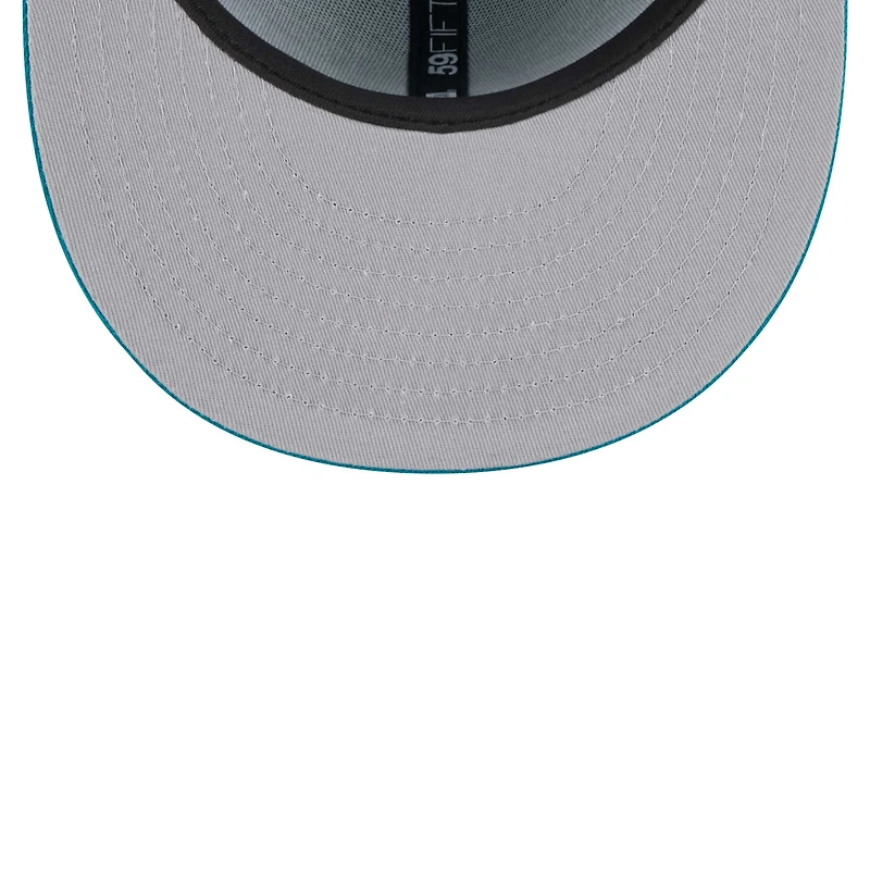 Men's New Era Turquoise Chicago Cubs 59FIFTY Fitted Hat
