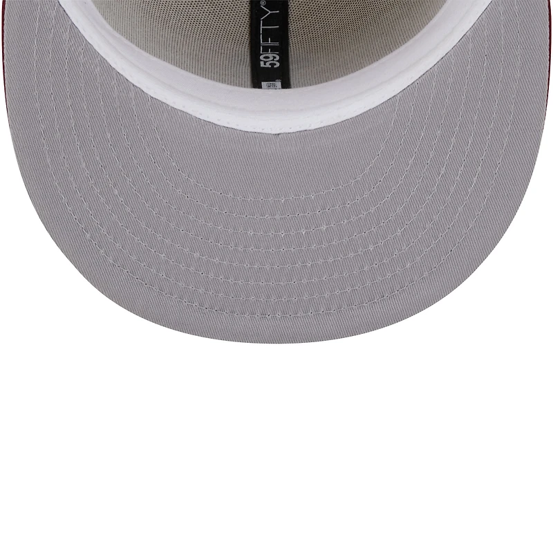 Men's New Era Vegas Gold/Cardinal Chicago Cubs 2-Tone 59FIFTY Fitted Hat