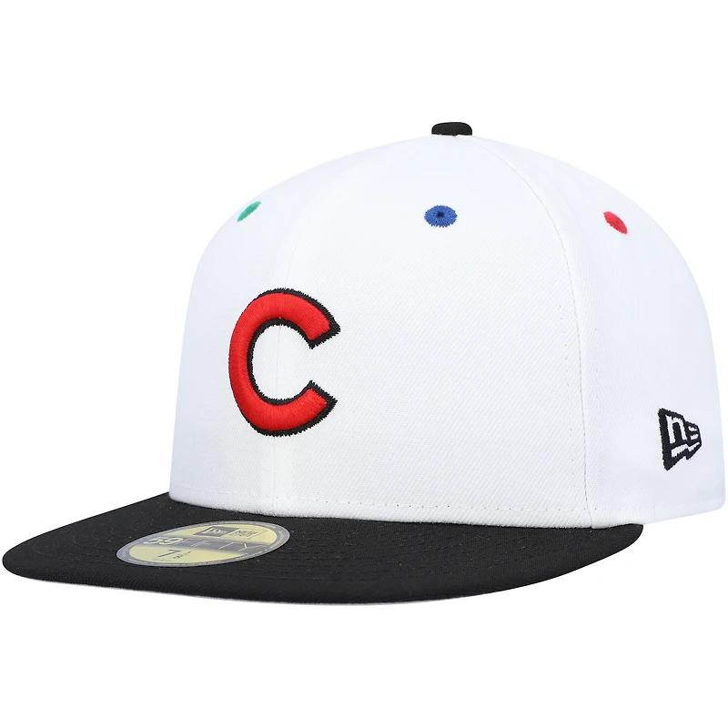 Men's New Era White/Black Chicago Cubs 1962 MLB All-Star Game Primary Eye 59FIFTY Fitted Hat