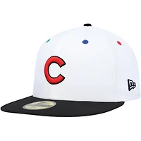 Men's New Era White/Black Chicago Cubs 1962 MLB All-Star Game Primary Eye 59FIFTY Fitted Hat