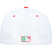 Casquette ajustée 59FIFTY Chicago Cubs Watermelon Lolli New Era pour homme, blanc/vert