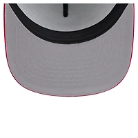 Men's New Era White/Red Chicago Cubs Retro Script Trucker 9FIFTY Snapback Hat