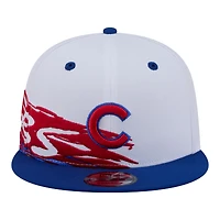 Men's New Era White/Royal Chicago Cubs 9FIFTY Snapback Hat