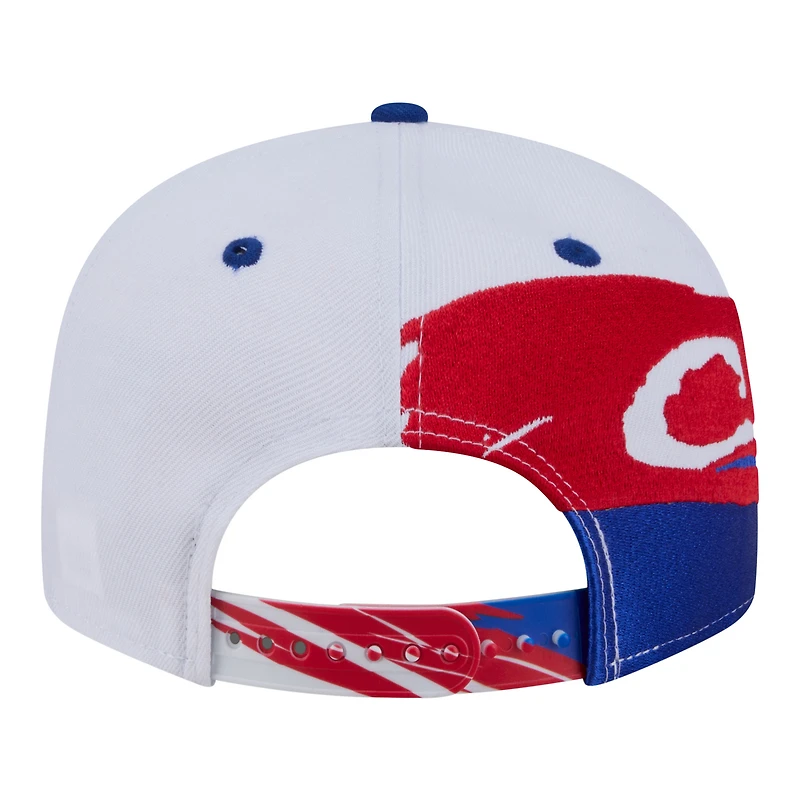 Men's New Era White/Royal Chicago Cubs 9FIFTY Snapback Hat