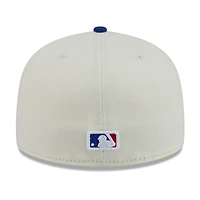 Men's New Era White/Royal Chicago Cubs Blossom 59FIFTY Fitted Hat