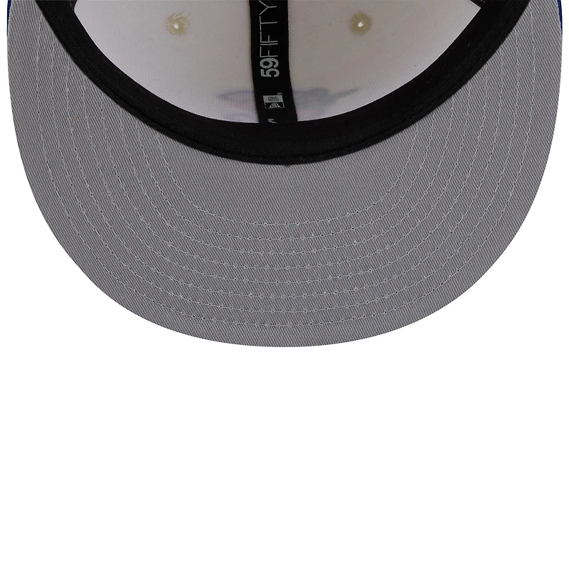 Men's New Era White/Royal Chicago Cubs Blossom 59FIFTY Fitted Hat