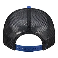 Casquette trucker New Era 9FIFTY pour homme, blanche et bleue, Chicago Cubs Foodie, modèle A-Frame.
