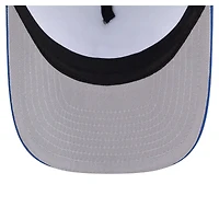 Casquette trucker New Era 9FIFTY pour homme, blanche et bleue, Chicago Cubs Foodie, modèle A-Frame.
