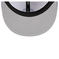 Casquette ajustée New Era 59FIFTY blanche/bleu roi des Chicago Cubs pour homme