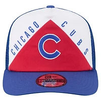 Men's New Era White/Royal Chicago Cubs Retro Cut 19TWENTY Adjustable Trucker Hat