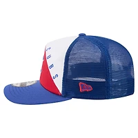 Men's New Era White/Royal Chicago Cubs Retro Cut 19TWENTY Adjustable Trucker Hat