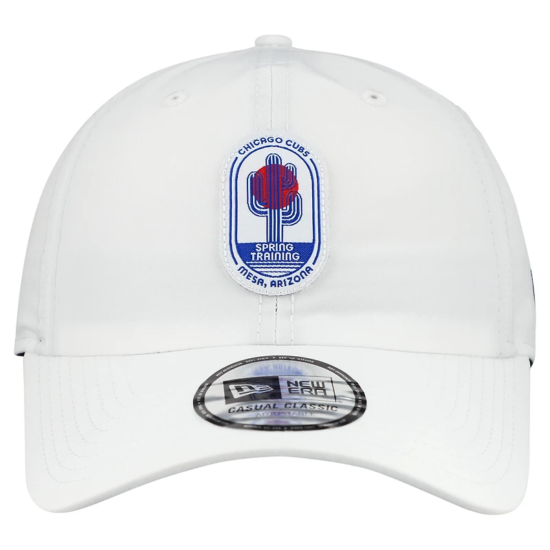 Men's New Era  White Chicago Cubs 2026 Spring Training Fan Pack Icon Casual Classic Adjustable Hat