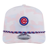 Casquette ajustable New Era blanche Chicago Cubs Camo Rope 9SEVENTY pour homme
