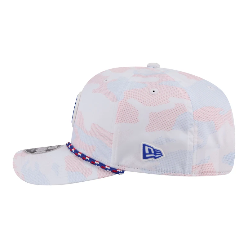 Men's New Era  White Chicago Cubs Camo Rope 9SEVENTY Adjustable Hat