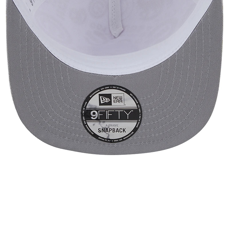 Casquette Snapback 9FIFTY Snapback A-Frame Trucker New Era pour hommes des Chicago Cubs avec logo Dunes