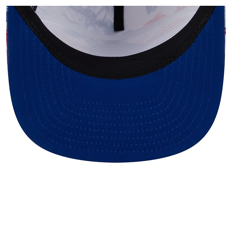Casquette snapback blanche à imprimé Island Golfer des Chicago Cubs de New Era pour homme