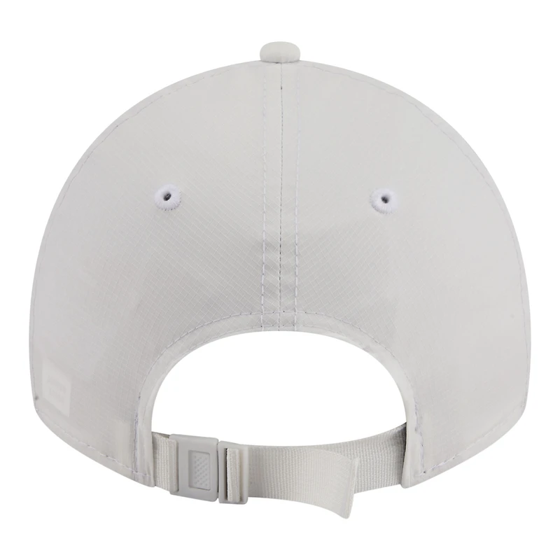 Casquette New Era blanche pour homme Chicago Cubs, modèle classique décontracté en tissu ripstop, ajustable