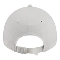 Casquette New Era blanche pour homme Chicago Cubs, modèle classique décontracté en tissu ripstop, ajustable