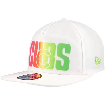 Casquette snapback Spring Spectrum Golfer New Era pour hommes, blanche