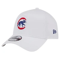 Men's New Era White Chicago Cubs TC A-Frame 9FORTY Adjustable Hat