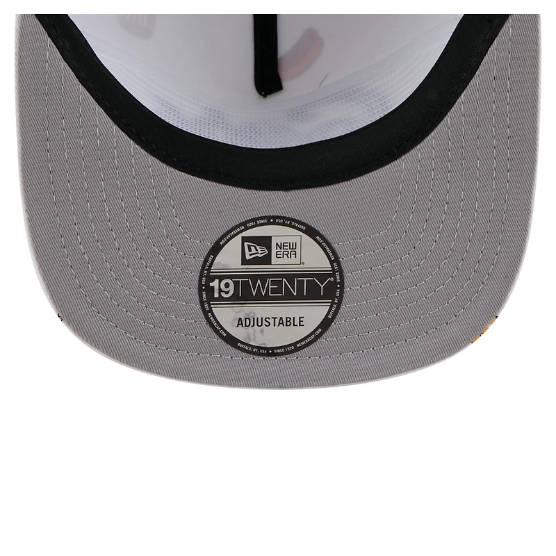 Casquette ajustable New Era blanche Chicago Cubs Team Cheer Rope 19TWENTY pour homme