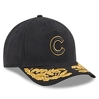 Men's New Era x Alpha Industries  Black Chicago Cubs A-Frame 9FORTY Adjustable Hat