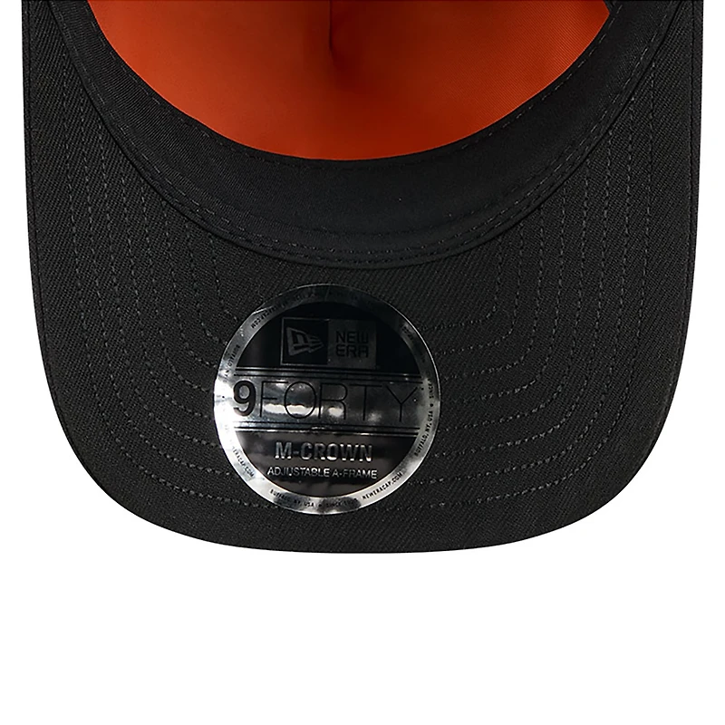 Men's New Era x Alpha Industries  Black Chicago Cubs A-Frame 9FORTY Adjustable Hat