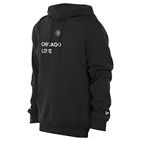 Sweat à capuche noir New Era x j-FROST pour homme des Chicago Cubs