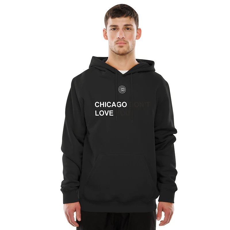 Sweat à capuche noir New Era x j-FROST pour homme des Chicago Cubs