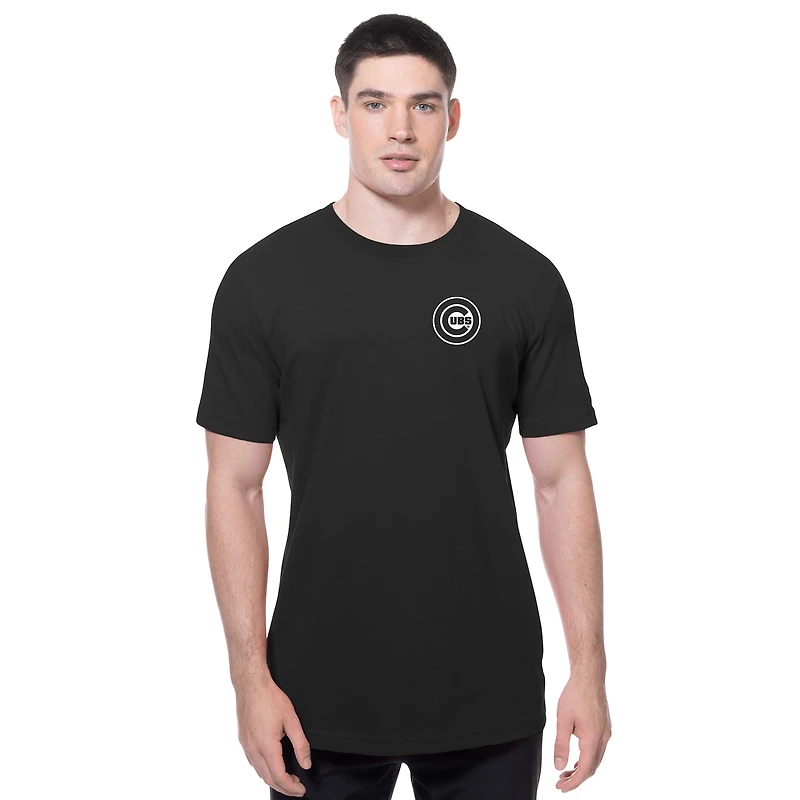 T-shirt noir New Era x j-FROST pour homme des Chicago Cubs