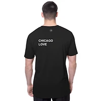 T-shirt noir New Era x j-FROST pour homme des Chicago Cubs