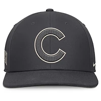 Men's Nike Anthracite Chicago Cubs Statement Pro Snapback Hat