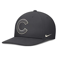 Casquette Nike anthracite Chicago Cubs Statement Pro Snapback pour homme