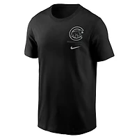 Men's Nike  Black Chicago Cubs Bar Loading T-Shirt