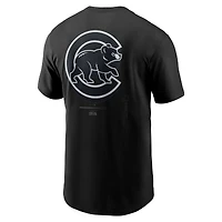 Men's Nike  Black Chicago Cubs Bar Loading T-Shirt