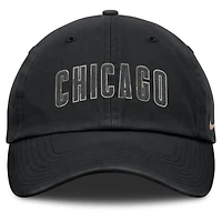 Casquette ajustable Nike noire Chicago Cubs Camo Pack Club pour homme